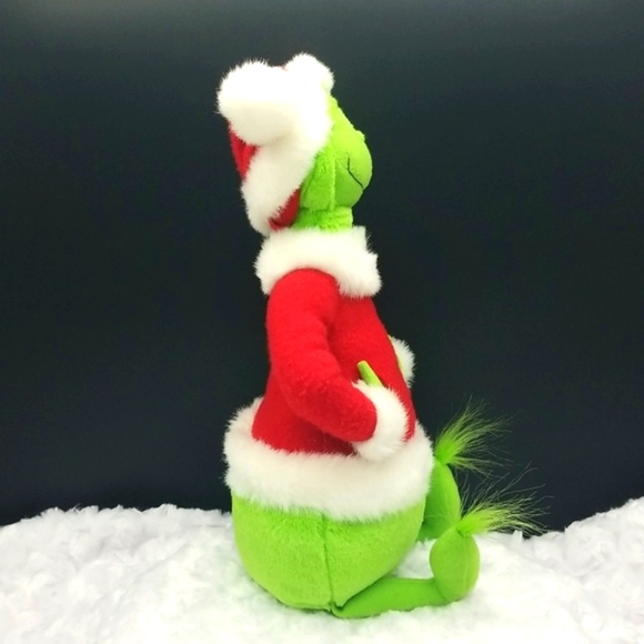Vintage 1998 Hallmark Dr. Seuss The Grinch Stuffed Plush - Picture 4 of 6